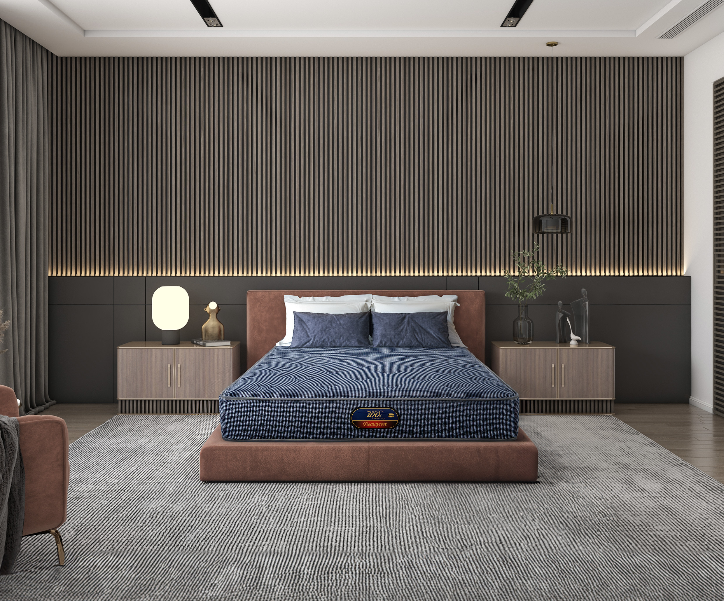 【9月下旬発送】SIMMONS Beautyrest Premium セミダブル Beautyrest Premium Simmons Executive(シングル)の通販